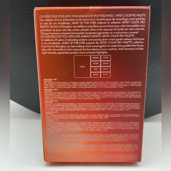 Makeup Forever Artist Color Pro Palette in 003 Tangerine BNIB & Discontinued - Picture 14 of 16